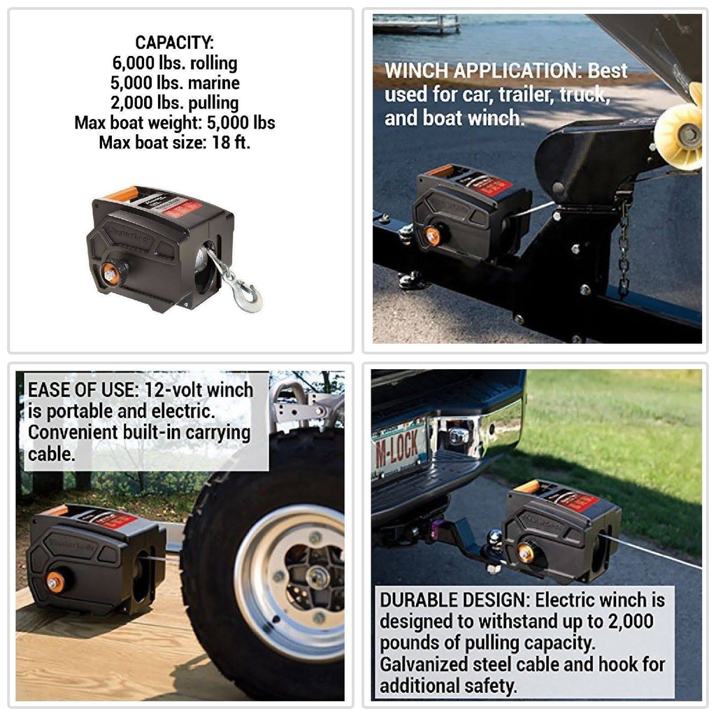 12-Volt DC Electric Winch Z619437