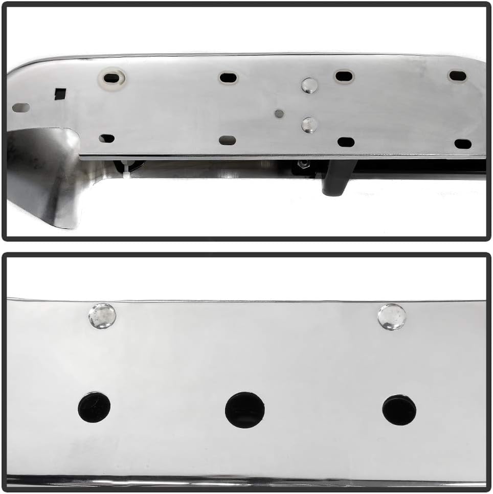 Chrome Steel Rear Step Pad Bumper Assembly Z195
