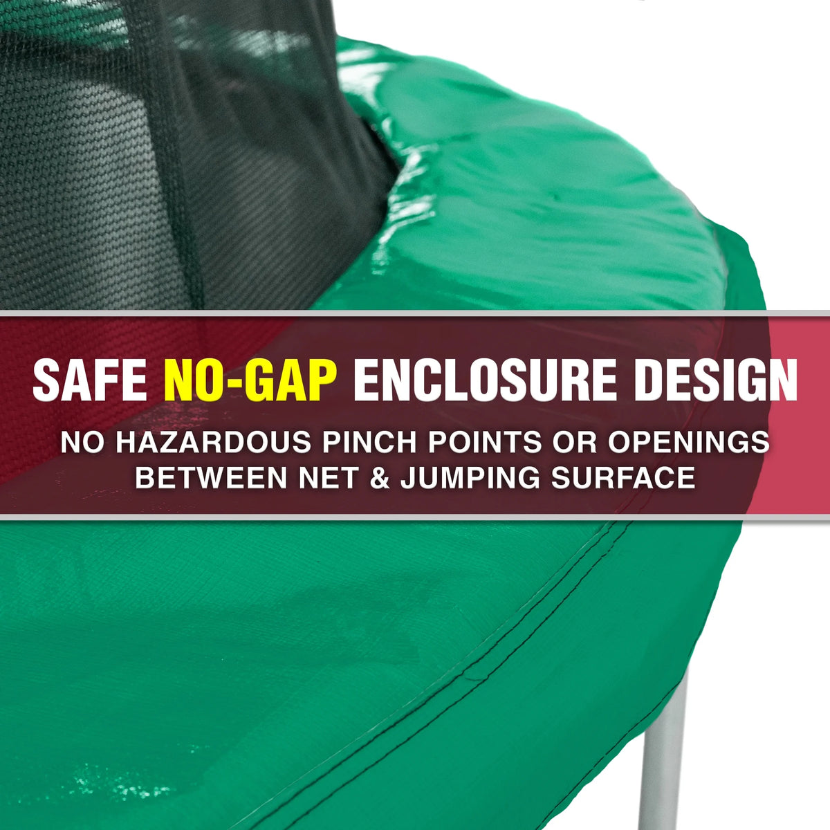 12' Trampoline with Safety Enclosure & Jump Mat Q40639