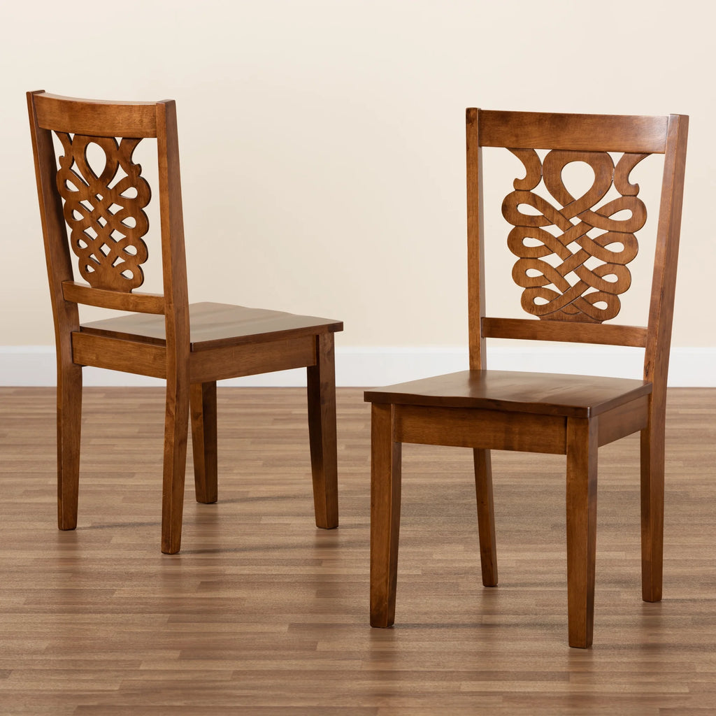 Walnut Brown Dining Chair, Set of 2 K17408