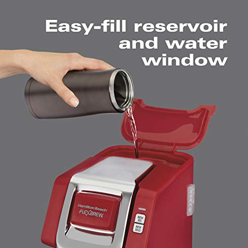 Black & Chrome Single-Serve Coffee Maker M5292