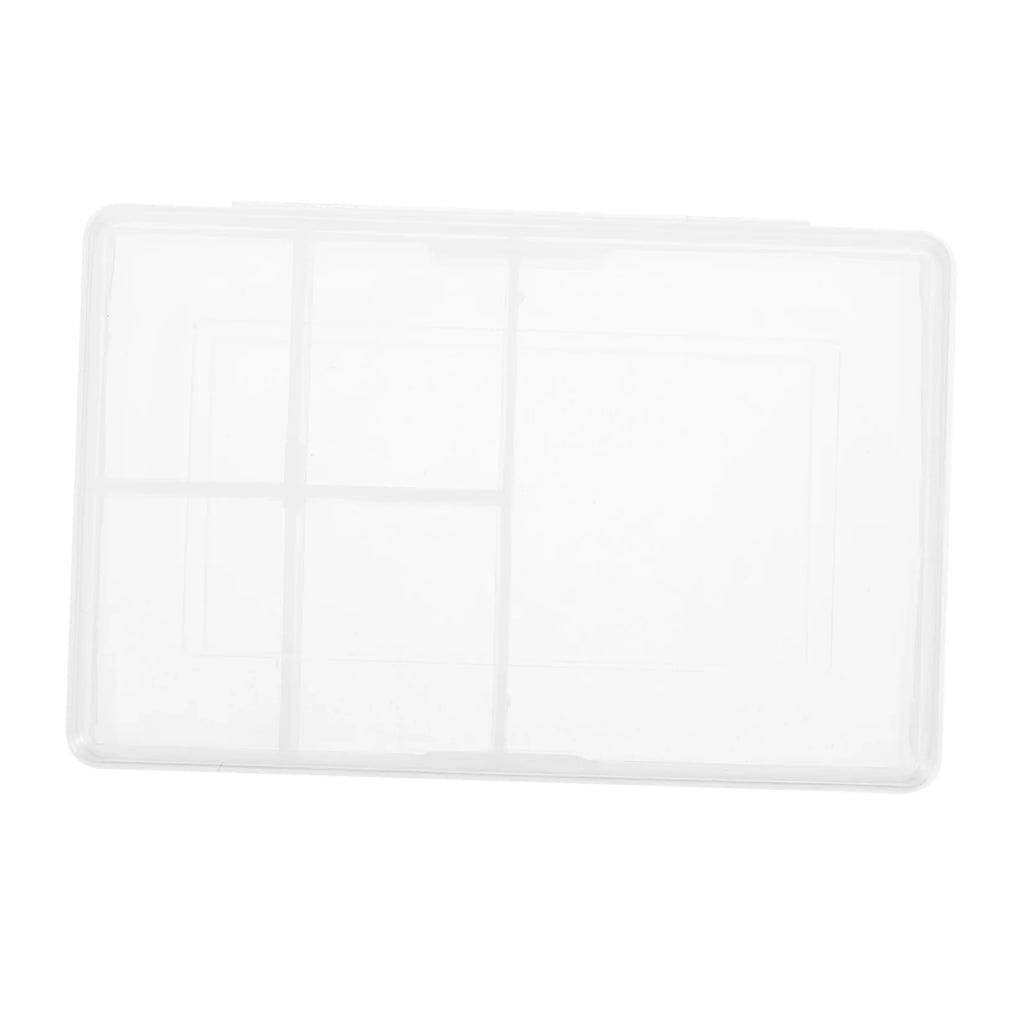 Clear White 4 Pcs Storage Basket with Lids L7541