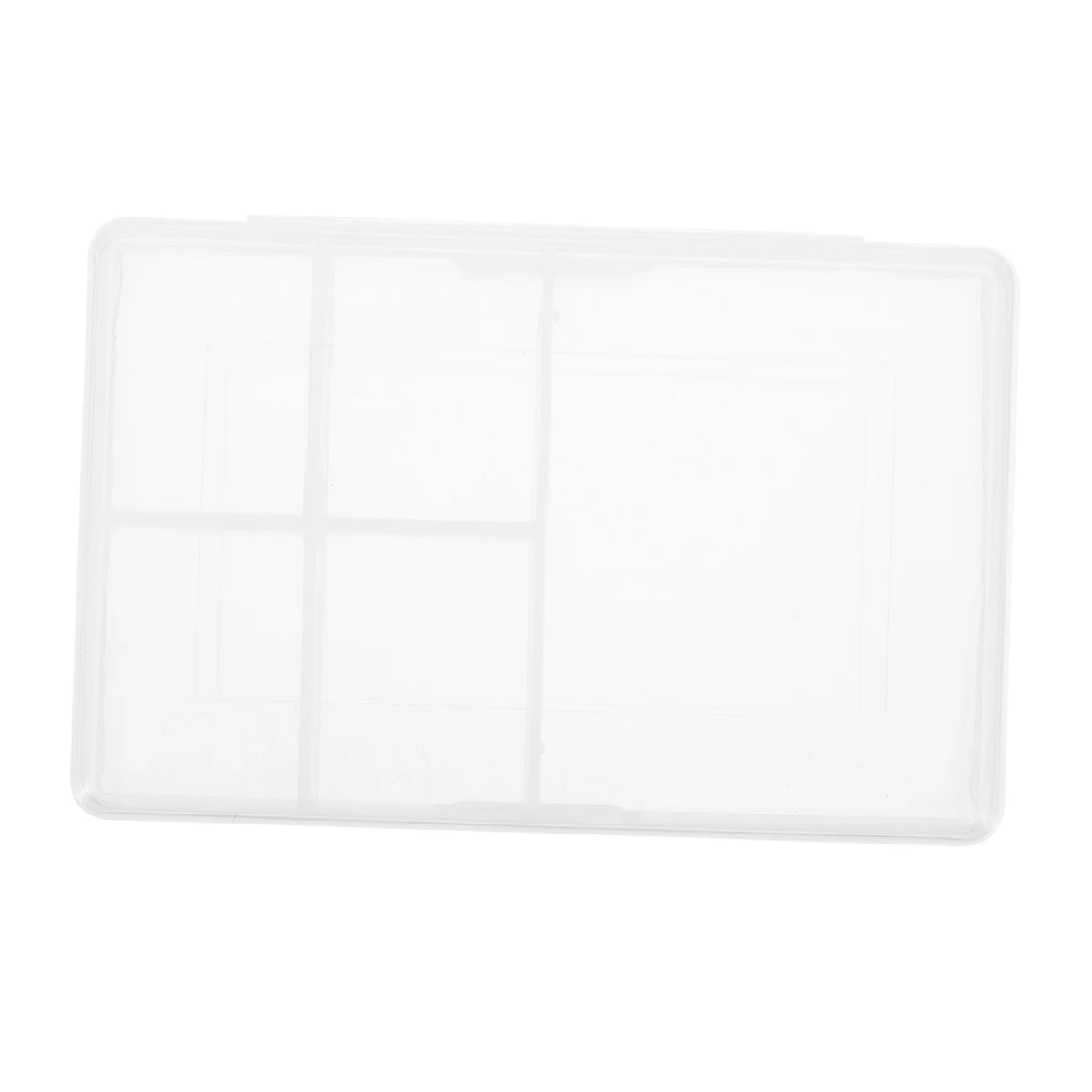 Clear White 4 Pcs Storage Basket with Lids L7541