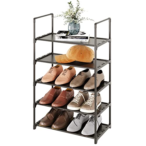10-Tier White Shoe Rack H363117