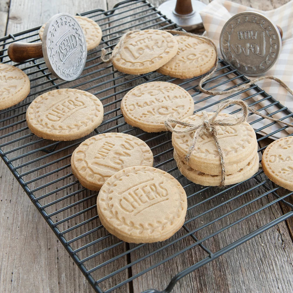 Cast Aluminum Cookie Stamp Set T7659