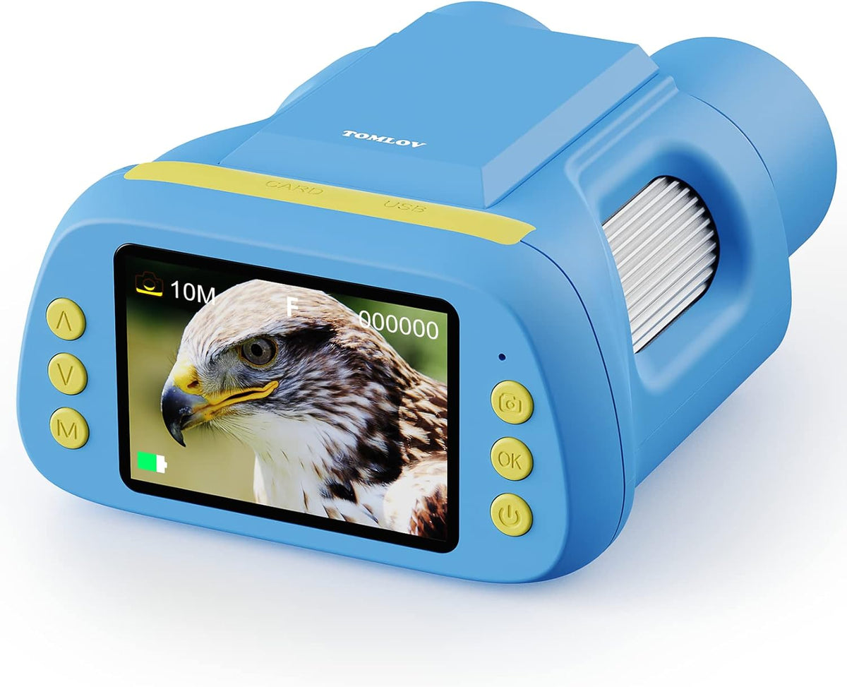 2-in-1 Handheld Digital Microscope Camera 300X with 2'' LCD Screen Blue V861165