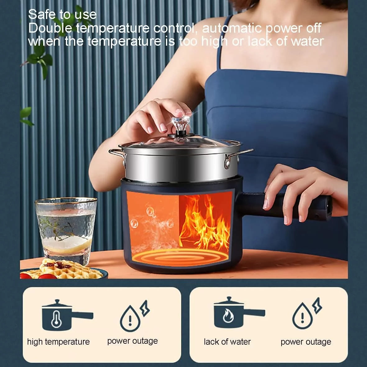 1.8L Non-Stick Electric Hot Pot I530434