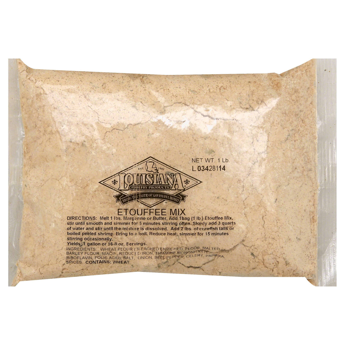 Louisiana Etouffee Base, Cajun - 10 pack, 1 lb bags N37514