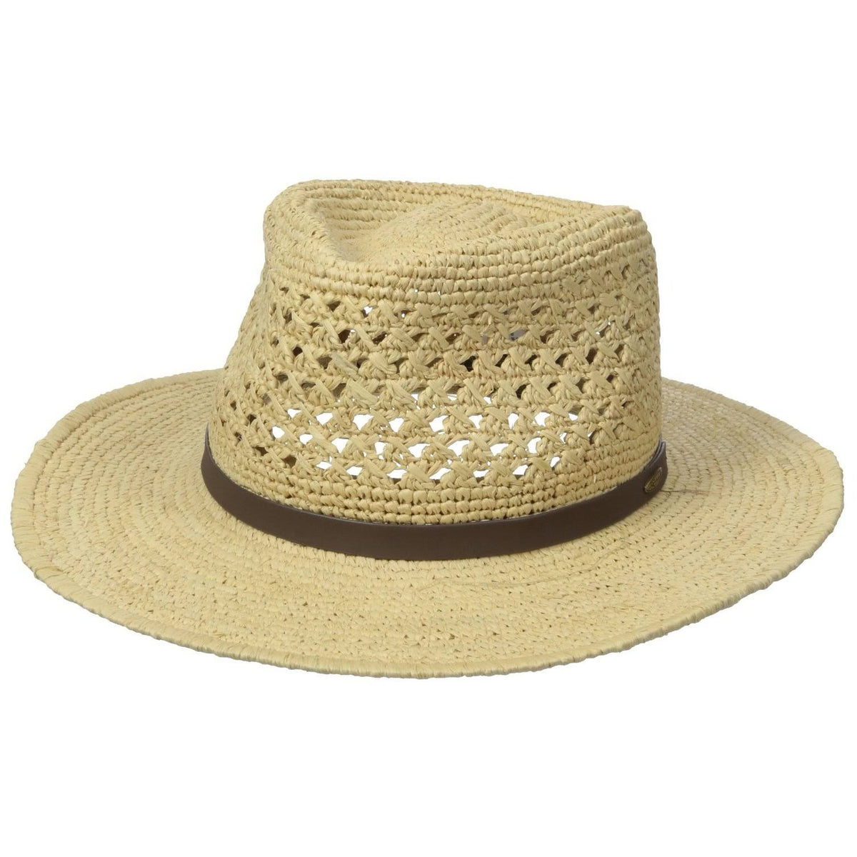 Crocheted Raffia Outback Hat D66223