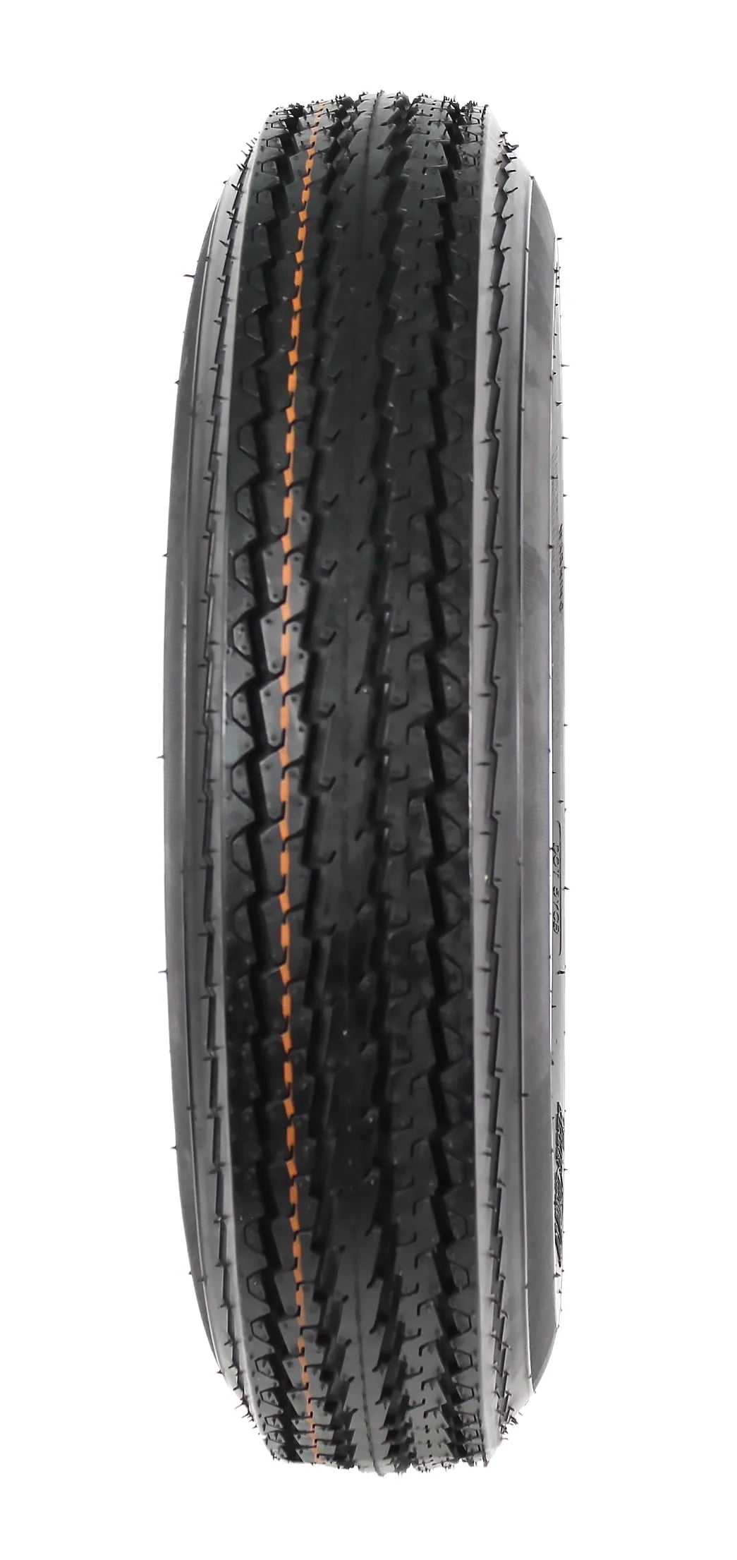 2-Pack Trailer Tire On Rim 530-12 12 in. White Spoke Wheel 5 Bolt C4471