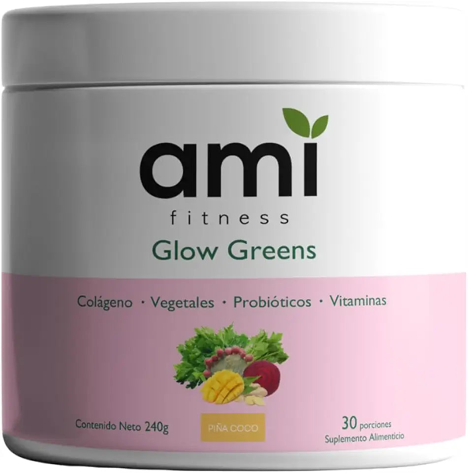 Greens Powder with Collagen, Probiotics, Vitamins, Digestive Enzymes, Spirulina, Pineapple Coconut Q87904