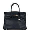 Pre-owned Bleu Indigo 30 Handbag I616129