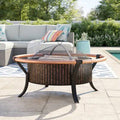 Copper Rail Fire Pit G66381