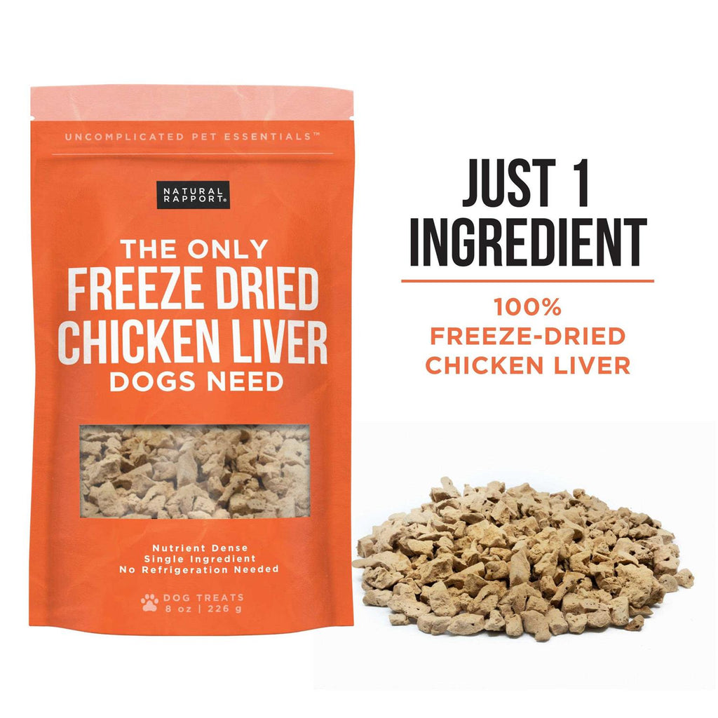 Freeze-Dried Chicken Liver Dog Treats X8247
