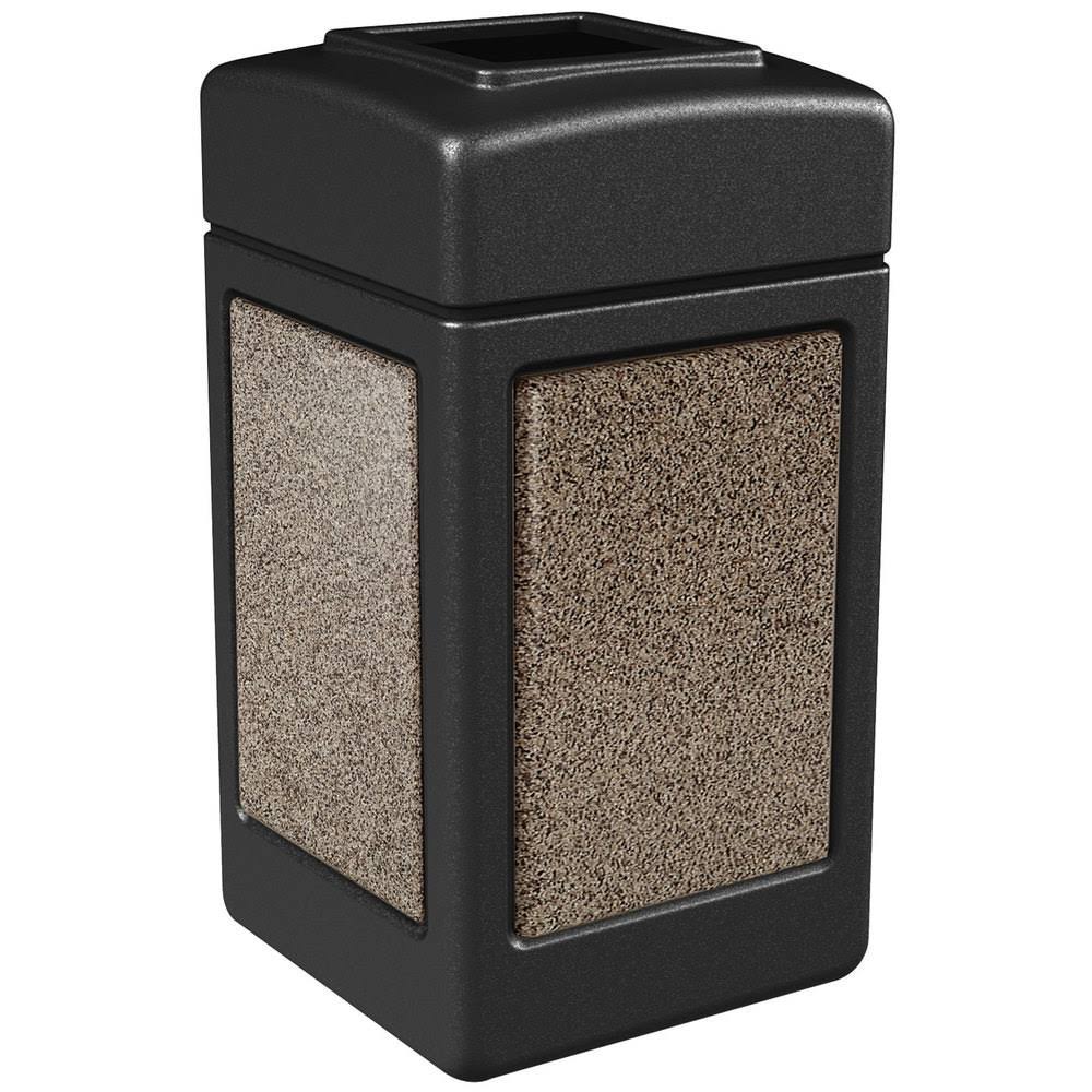Black 42 Gallon Trash Can A196925