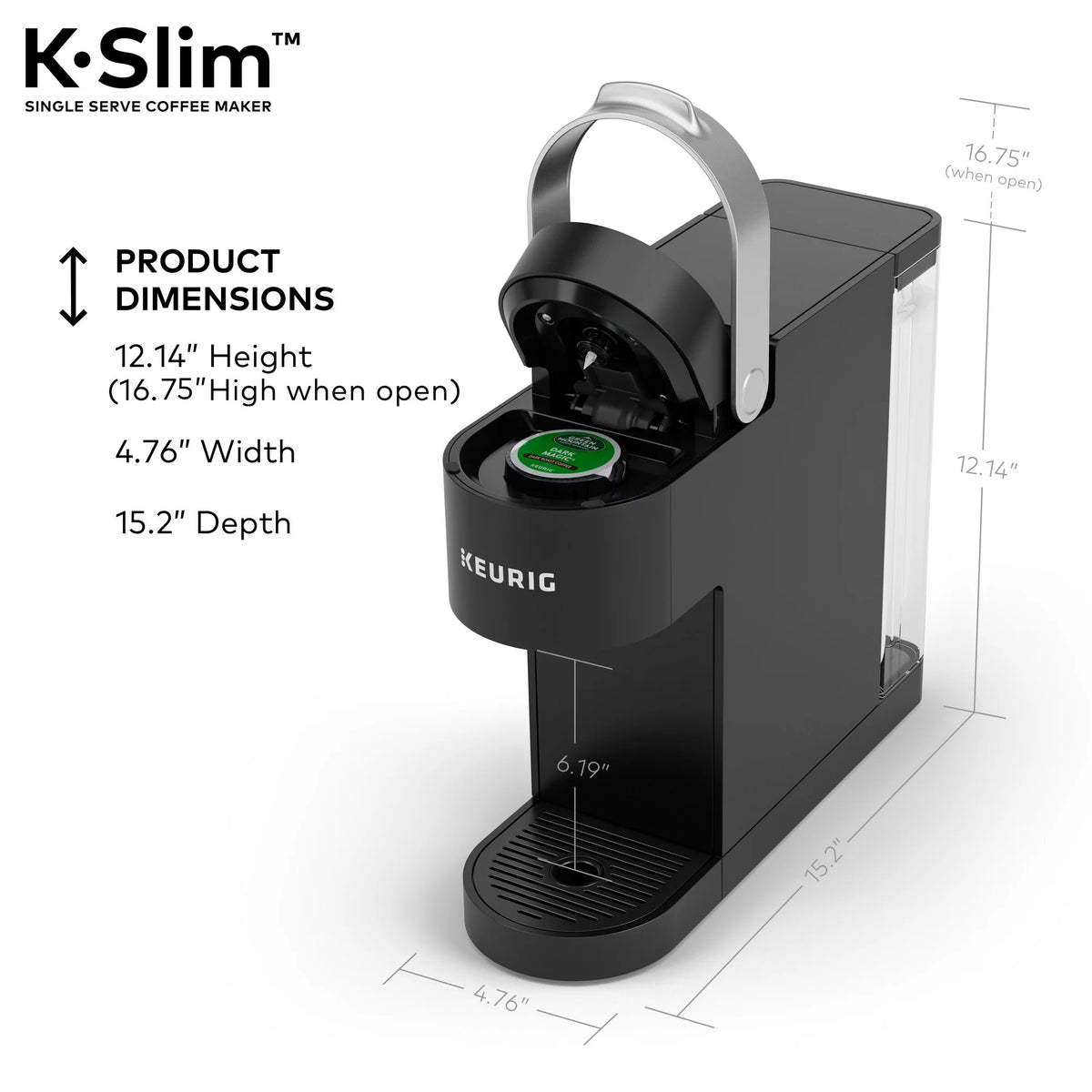 Single Serve K-Cup Pod Coffee Maker P11675