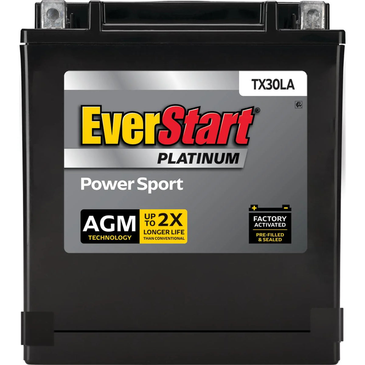 AGM PowerSport Battery Group Size TX30LA 12Volt 385 CCA V4882