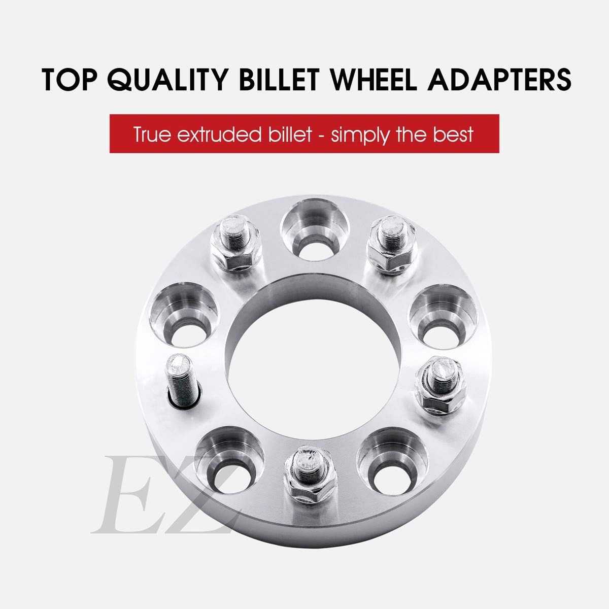 2 Billet Wheel Adapters 5x4.5 to 5x5.5 Thickness 1 Inch S74277