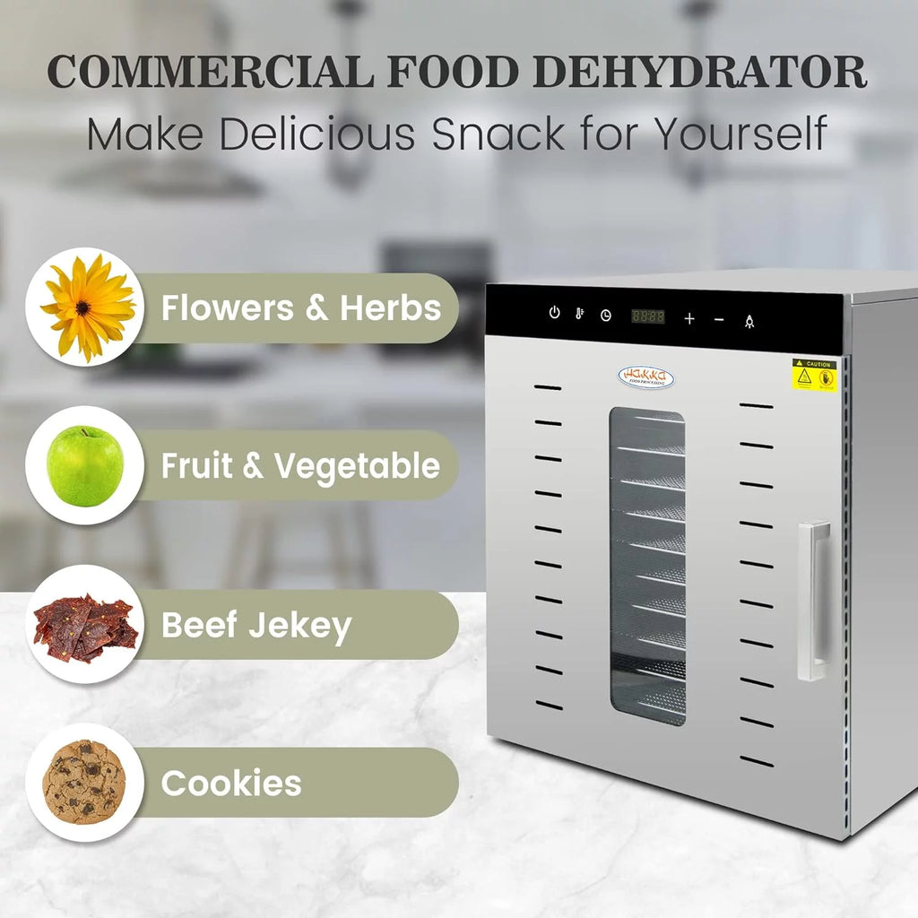 12 Trays Stainless Steel Dehydrator D351