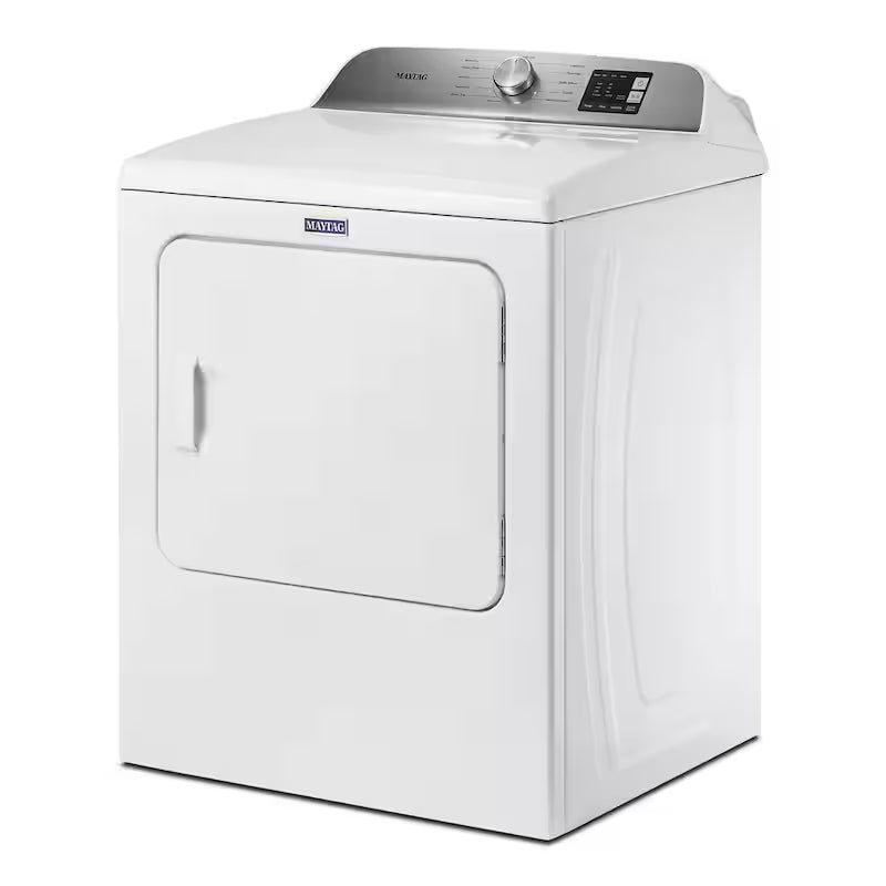 White Electric Vented Dryer with Moisture Sensing Y178