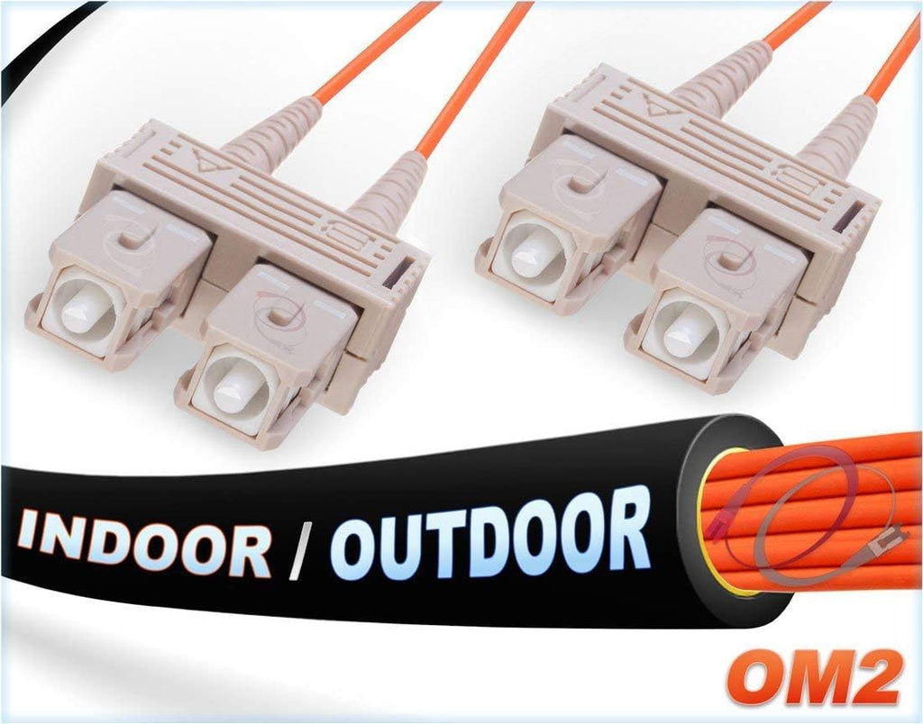 OM2 SC Duplex Fiber Patch Cable 50/125 Multimode 250 Meter G564