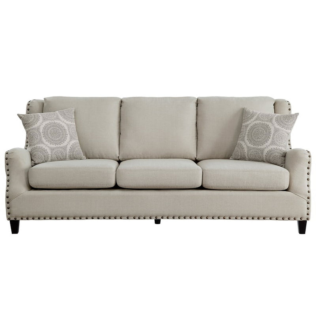 Beige 2-Piece Upholstered Sofa Set Z2450