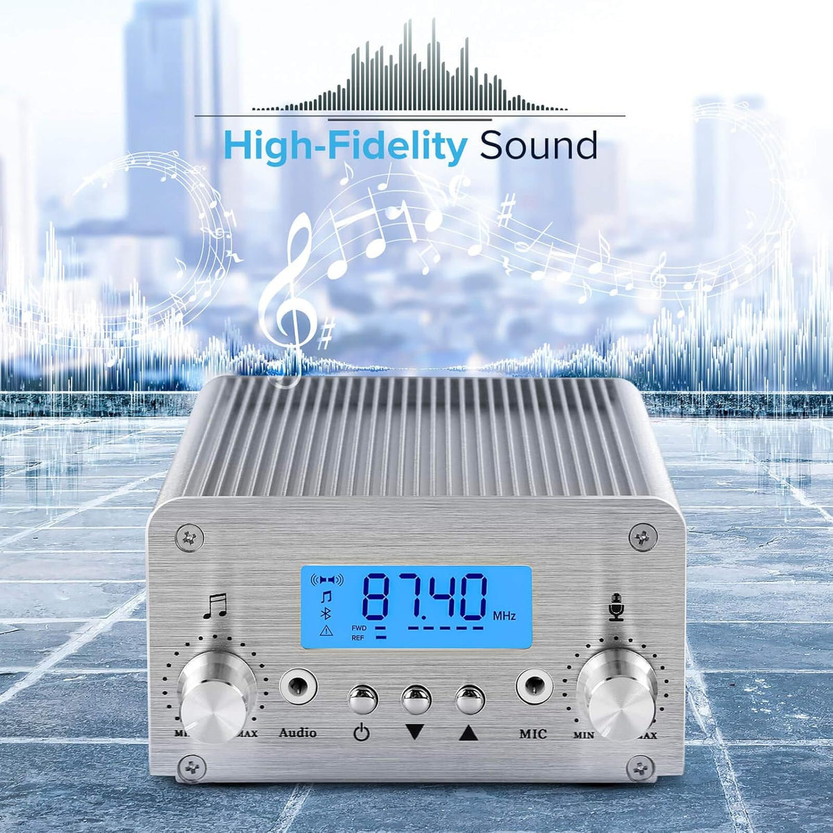 15W FM Broadcast Transmitter 87~108MHz X703
