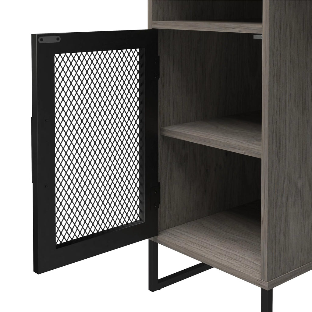 Gray Oak Computer Desk Z48428