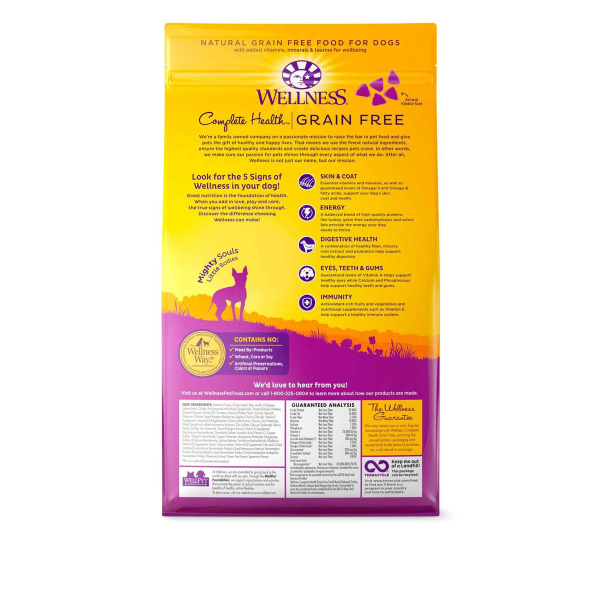 Grain Free Small Breed Deboned Turkey Chicken & Salmon Dry Dog Food C190720