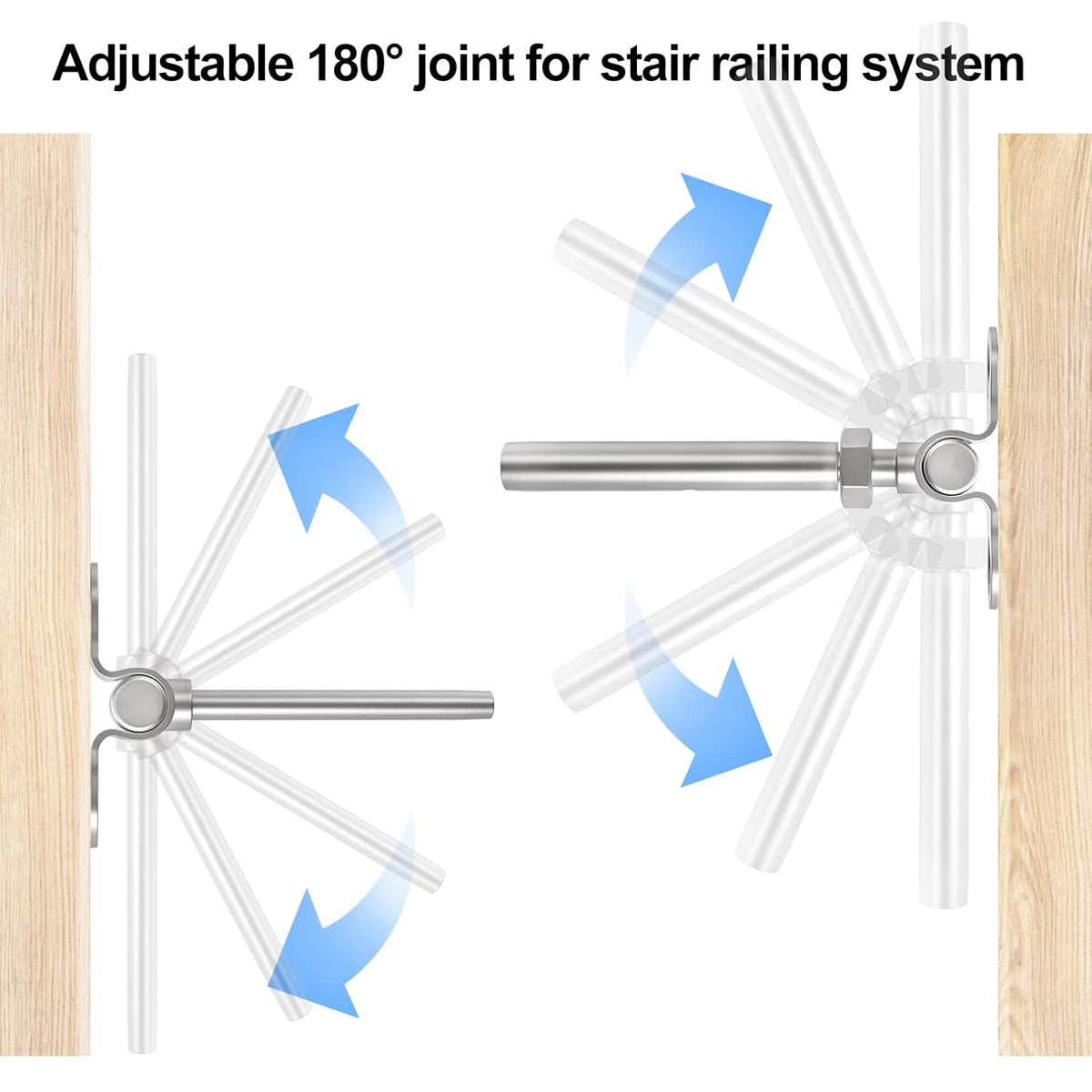10 Set Stainless Steel Cable Railing Hardware Kit L859769