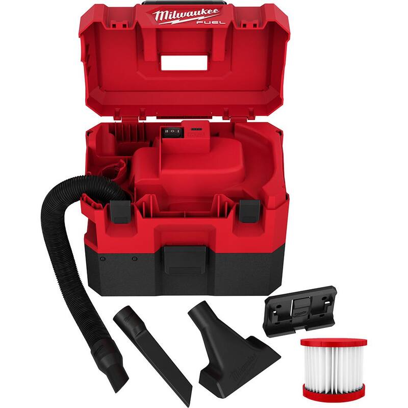 12-Volt Cordless Wet/Dry Vacuum and Impact Driver with Battery and Charger Q717428