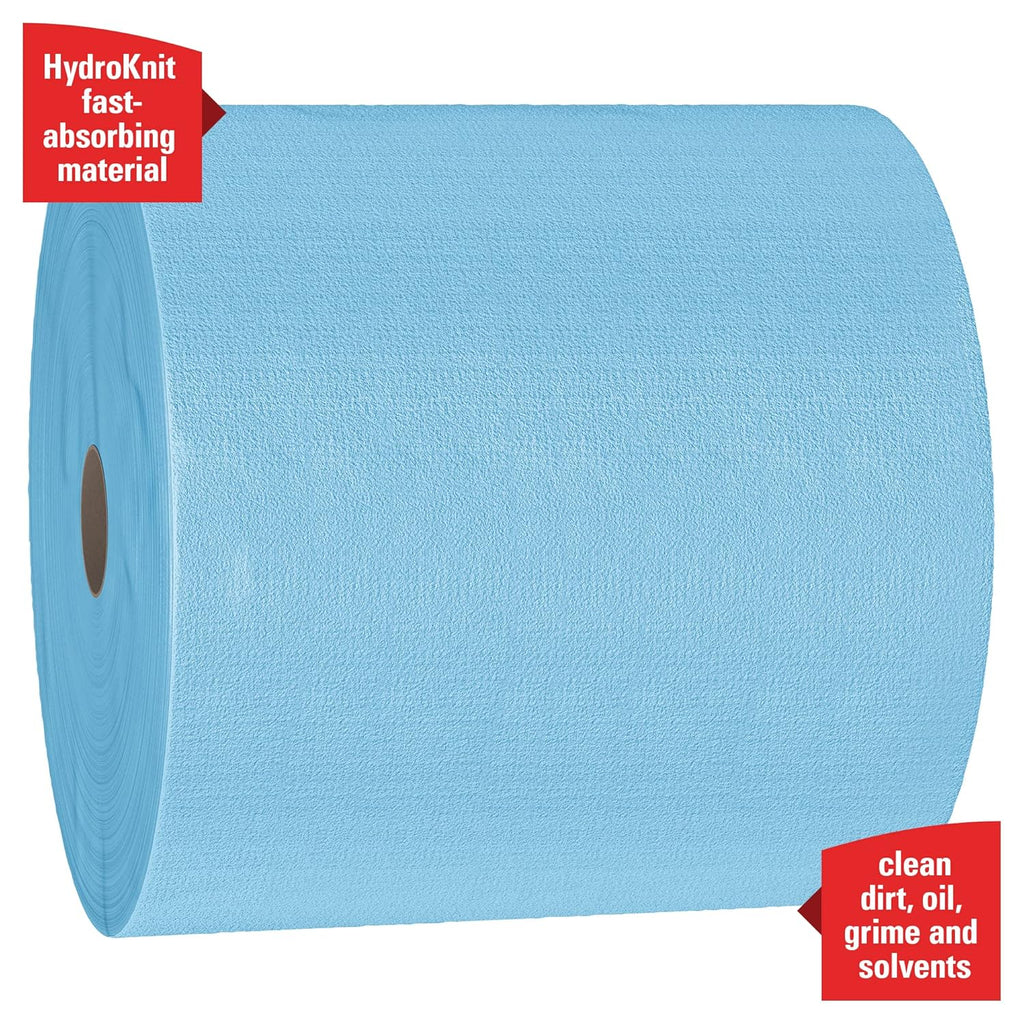 Heavy Duty Cloths Jumbo Roll, Blue, 475 Sheets / Roll C715