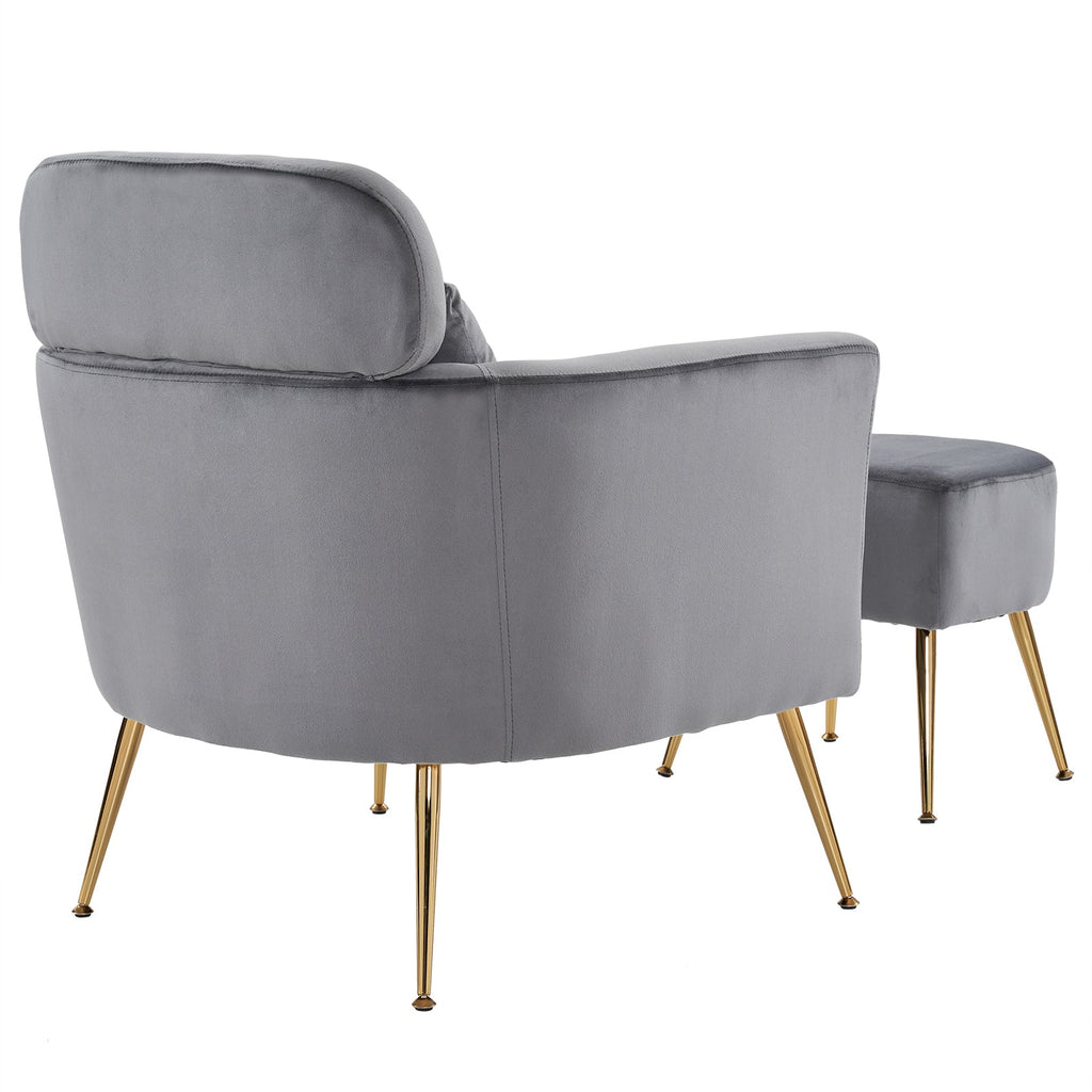 Dark Gray Flannelette Single Chair P5270