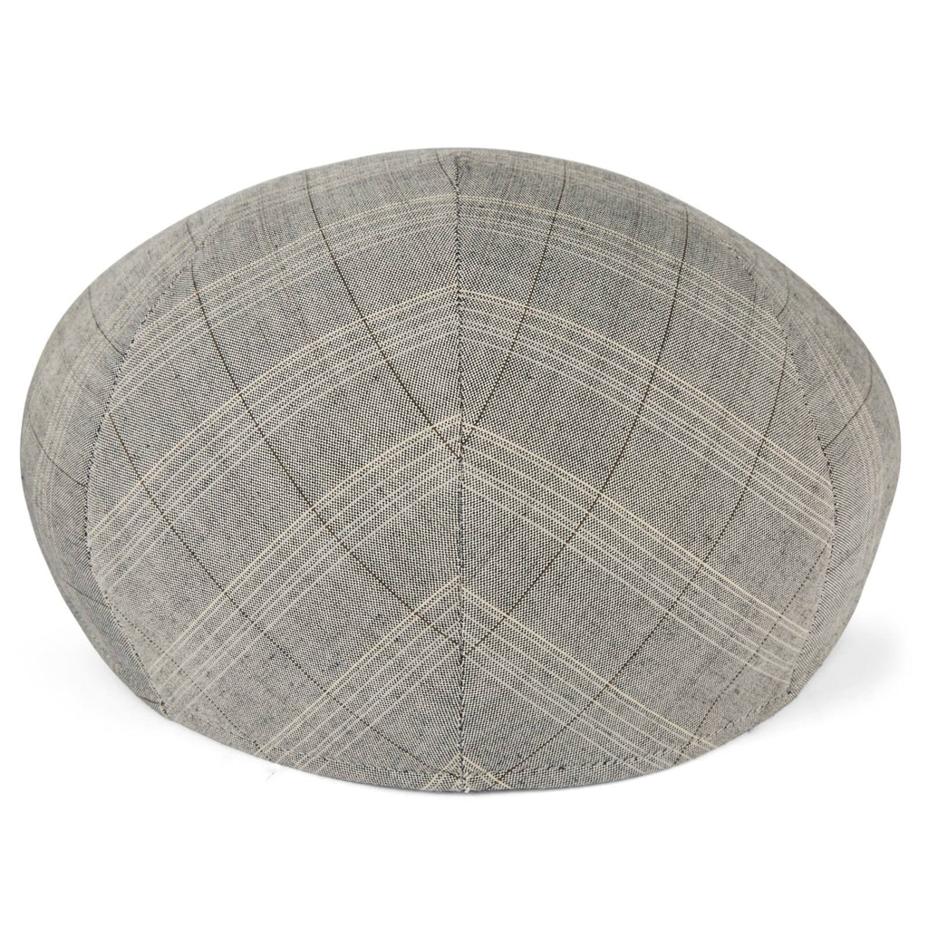 Grey Plaid Flat Cap H70462