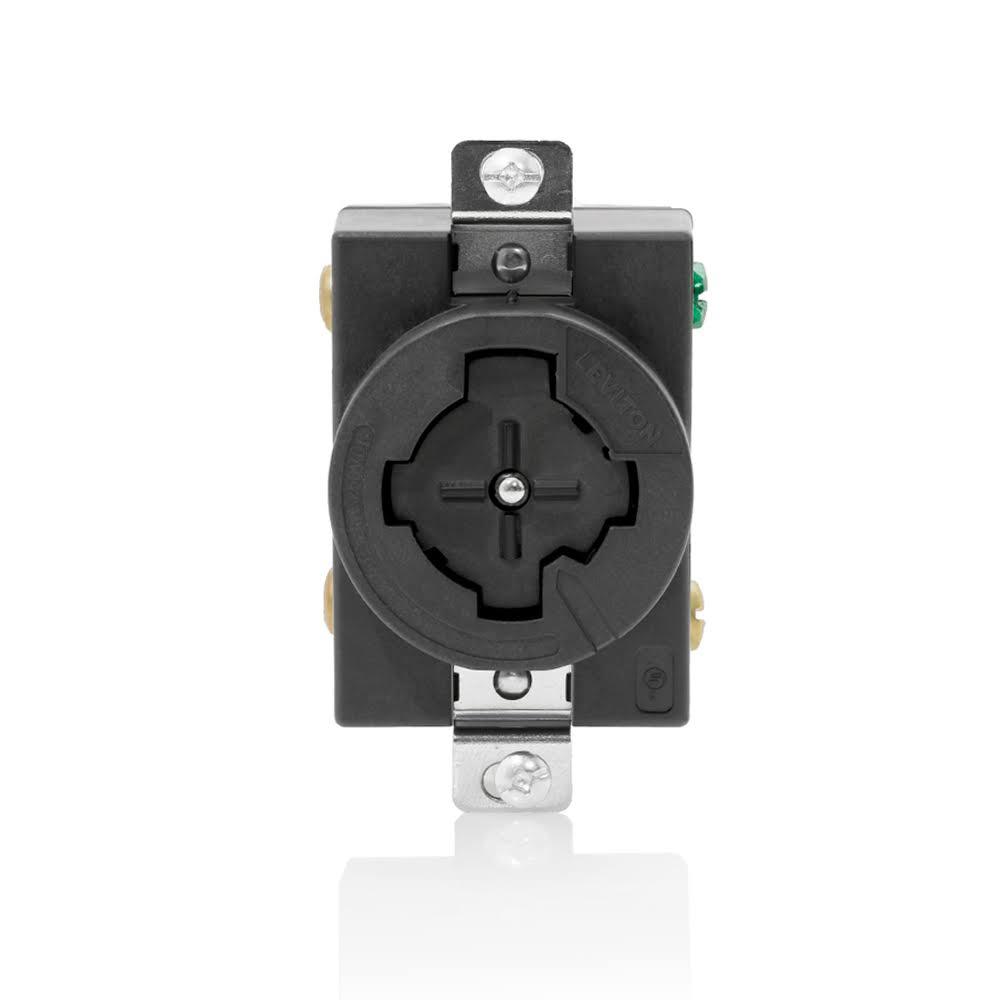 Leviton 20403-L Eb Receptacle Single 3P4W Noncsa 30A 600VAC 20A250VDC F6781