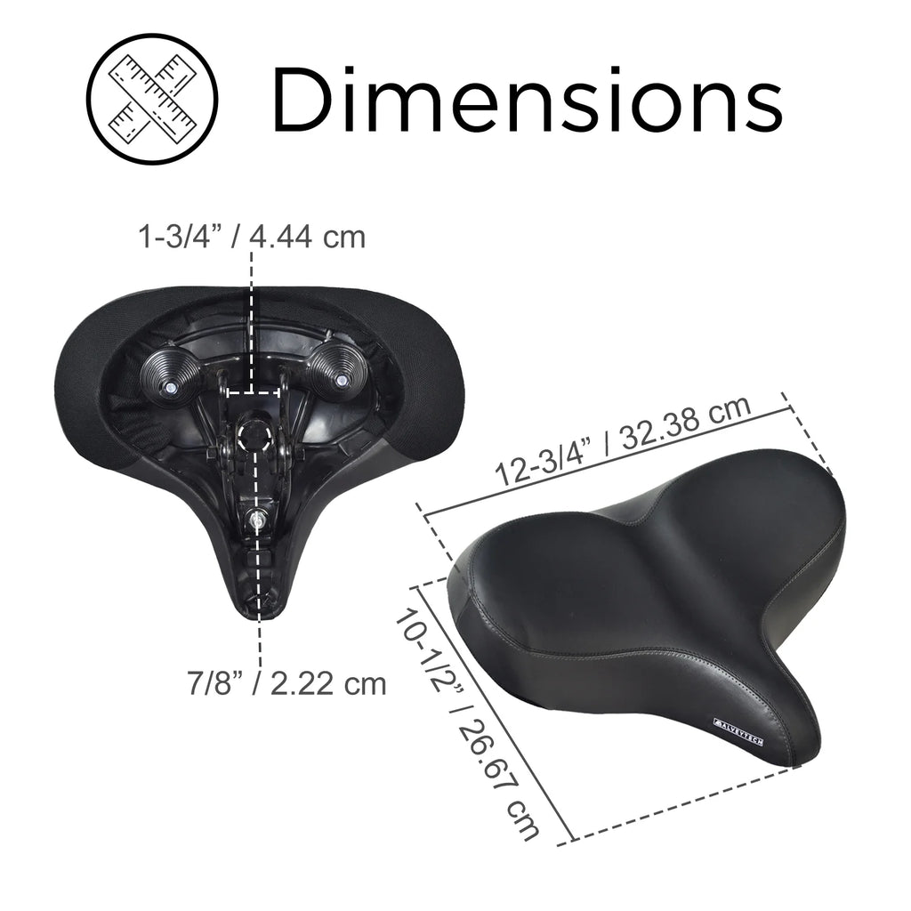 Oversized Replacement Bike Saddle Seat W457