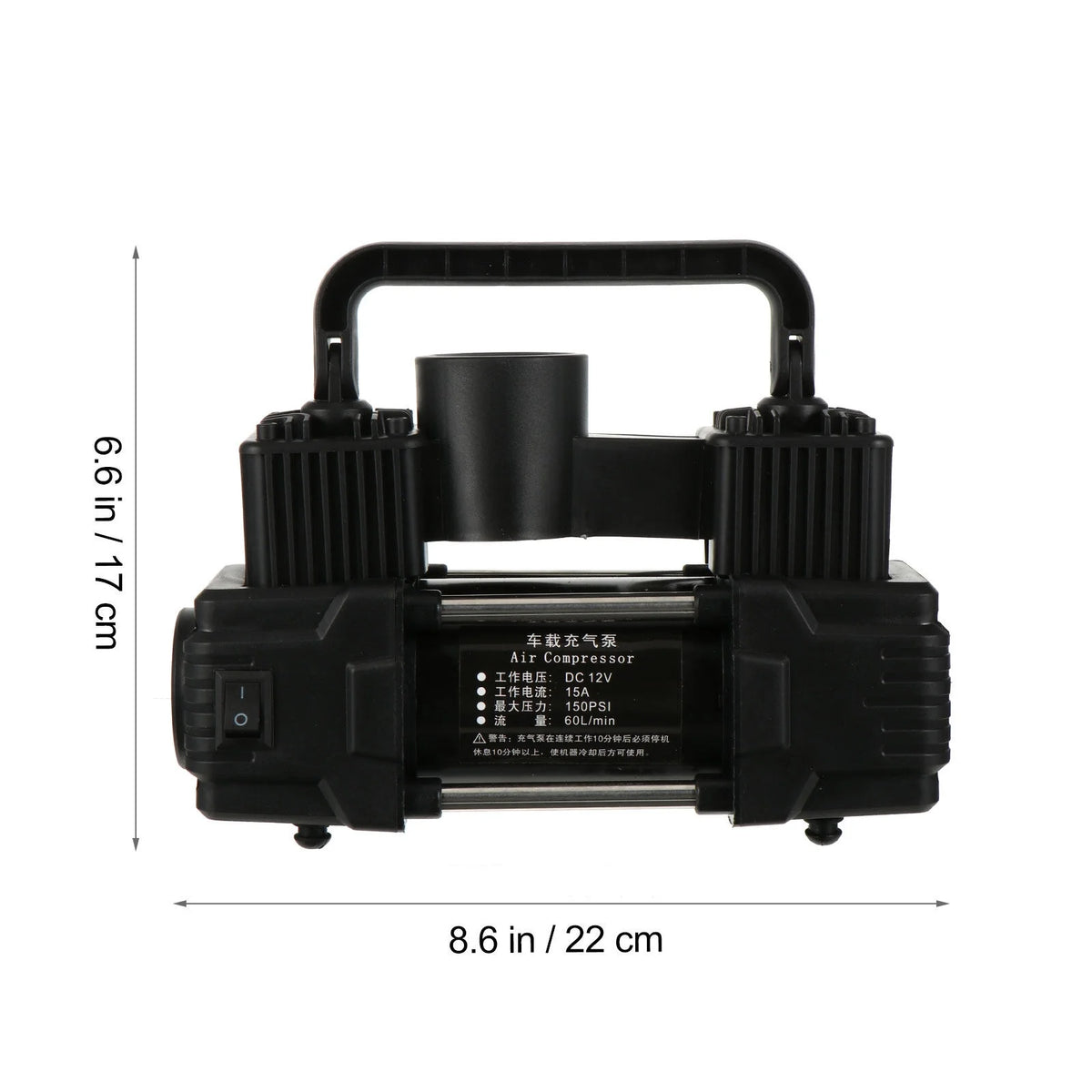Portable Vehicle-mounted Tire Inflator Pump B81278