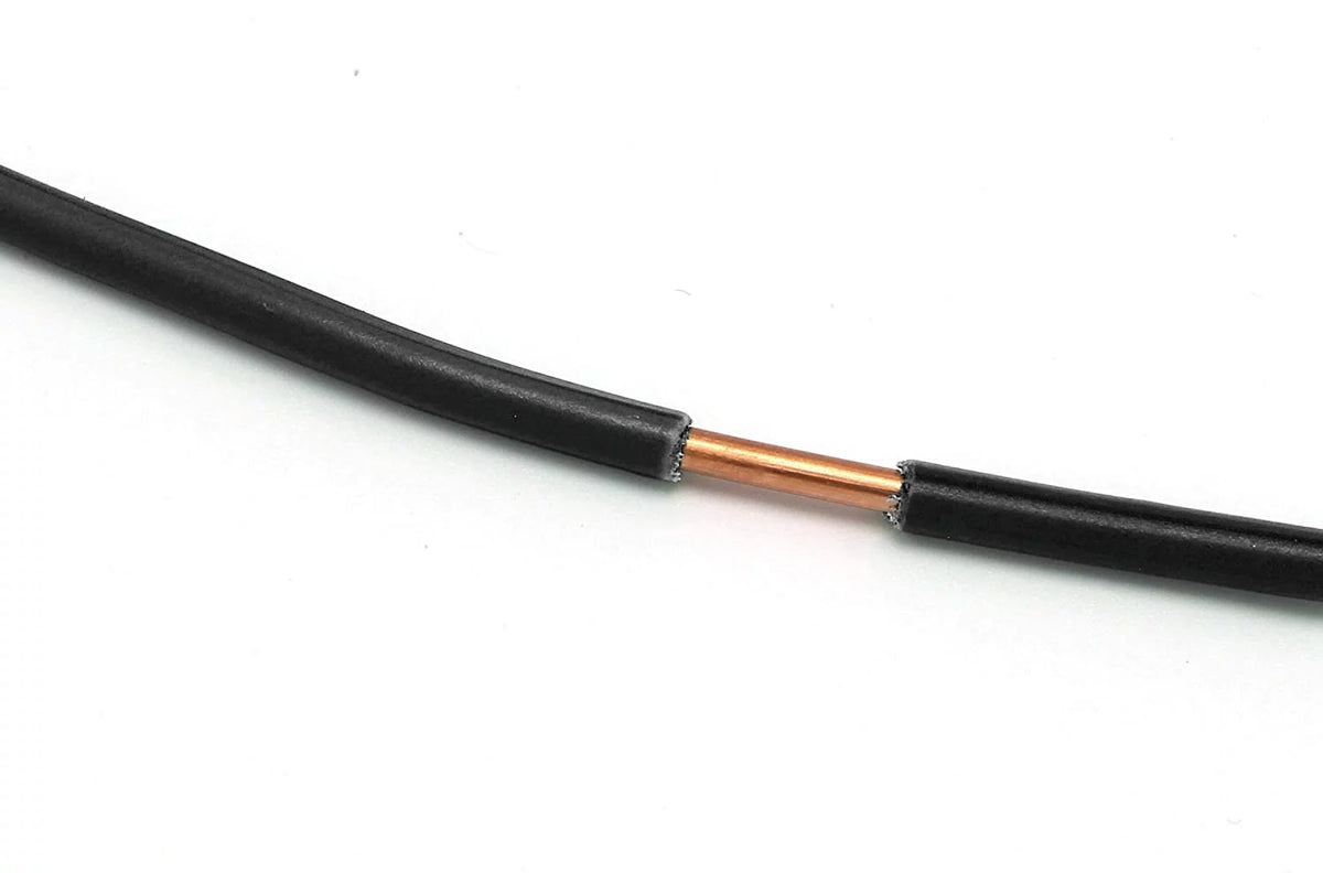 200 Feet 12 AWG Insulated Solid Copper THHN THWN Wire Black L413