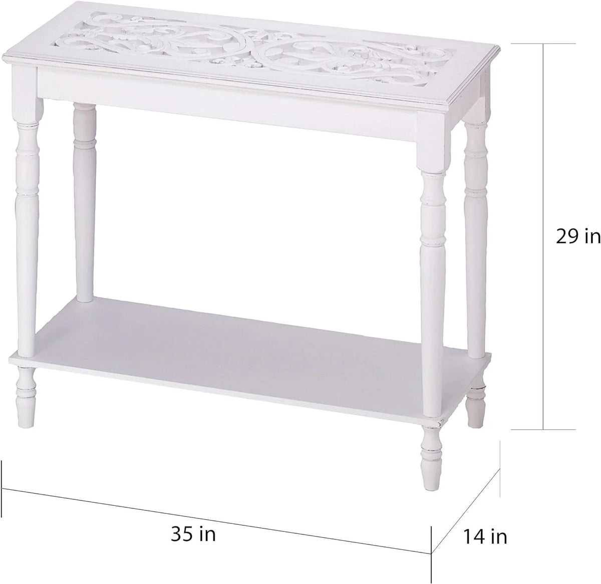 White Console Table I248859