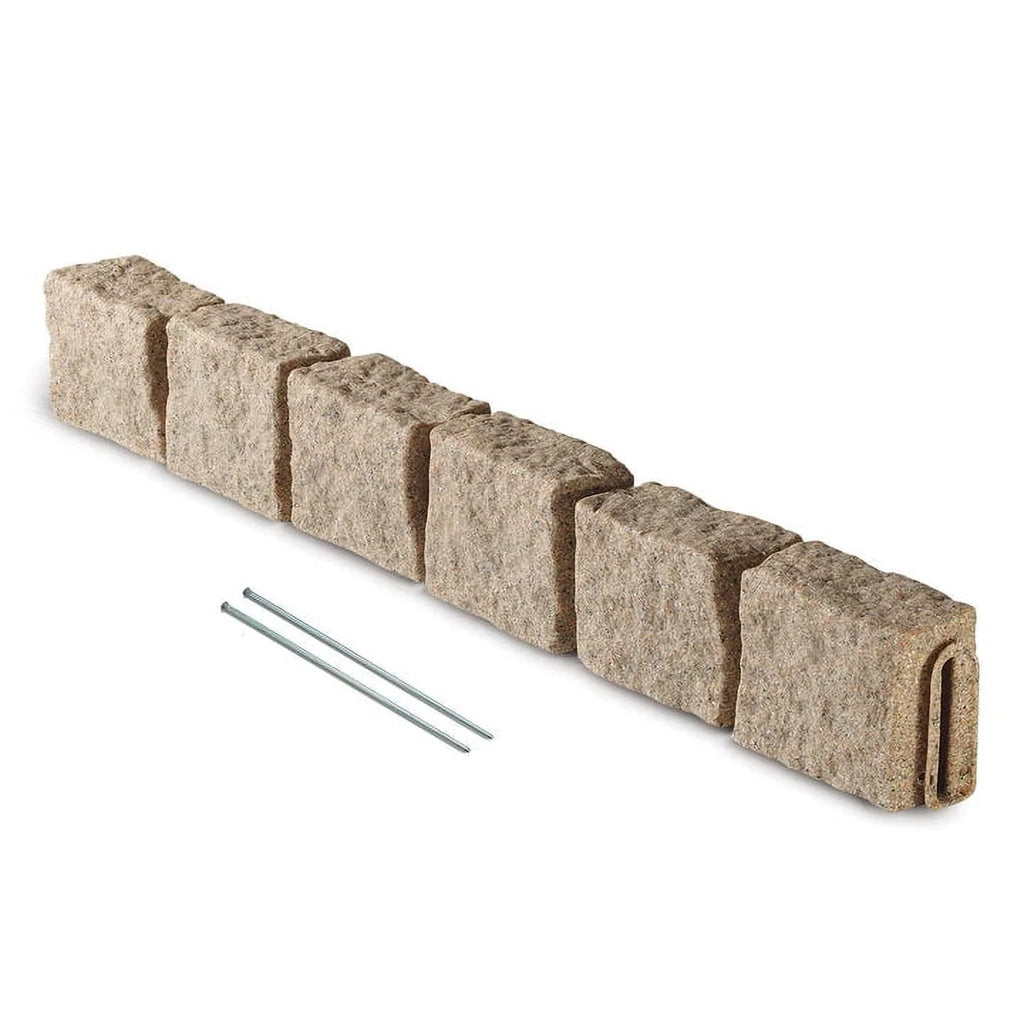 6-Block Section of Edging with 2 Securing Spikes O11708