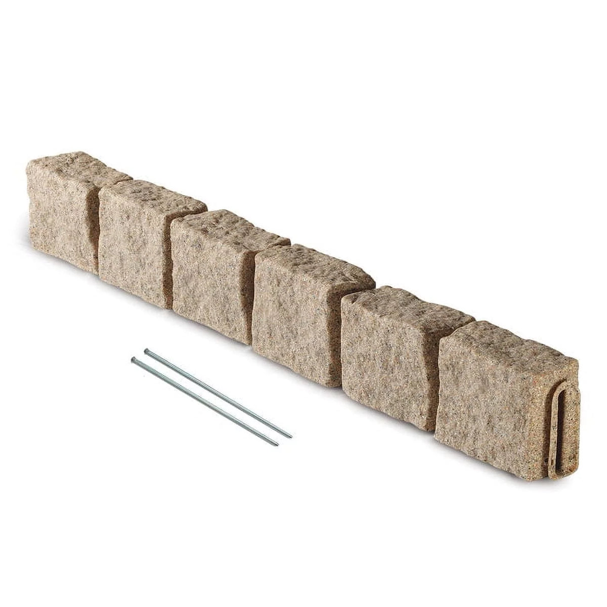6-Block Section of Edging with 2 Securing Spikes O11708