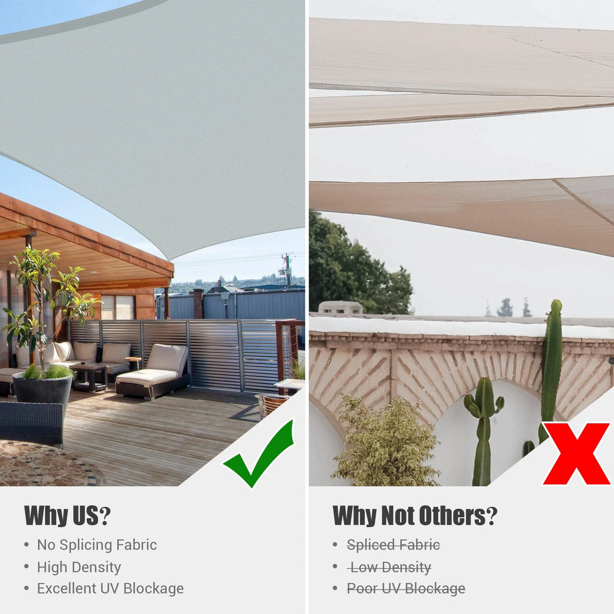12x12' 95% UV Block Square Sun Shade Sail Canopy Y721244