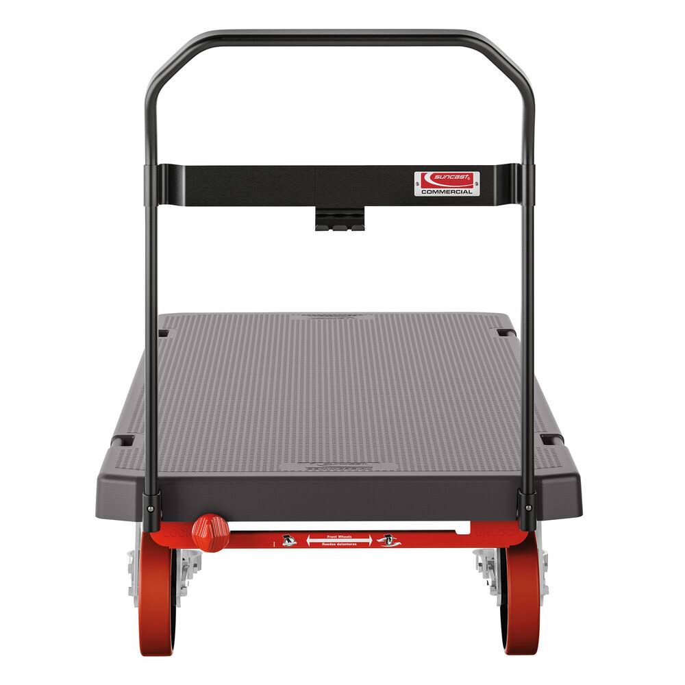 Heavy Duty Plastic Platform Truck W9743