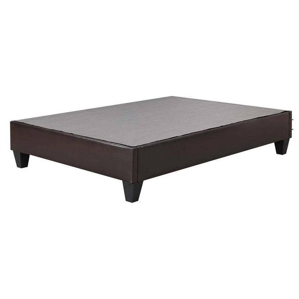 Upholstered Mahogany Full Platform Bed N869