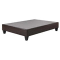 Upholstered Mahogany Full Platform Bed N869