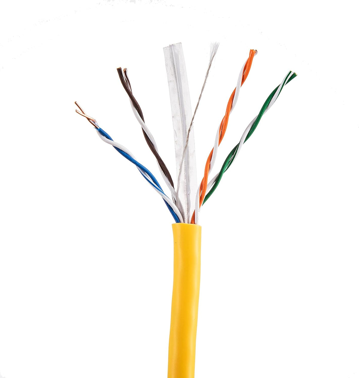 1000ft CAT6 Solid Cable 550Mhz UTP 23AWG Network Wire Bulk Blue L424
