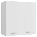 White Engineered Wood Hanging Cabinet E68527