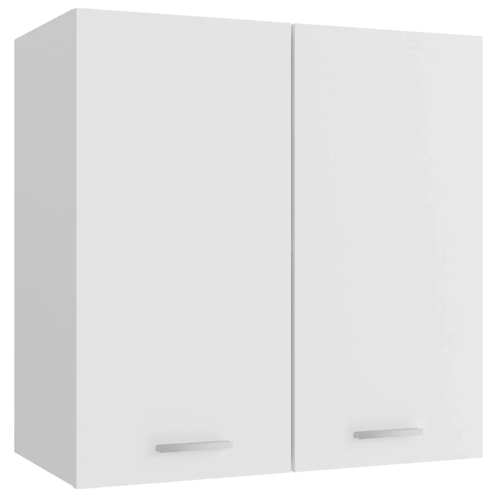 White Engineered Wood Hanging Cabinet E68527