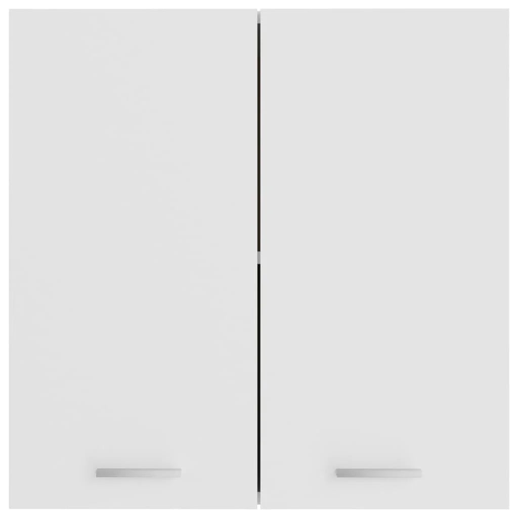 White Engineered Wood Hanging Cabinet E68527
