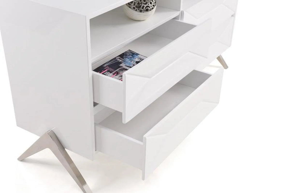 White High Gloss Dresser R5782